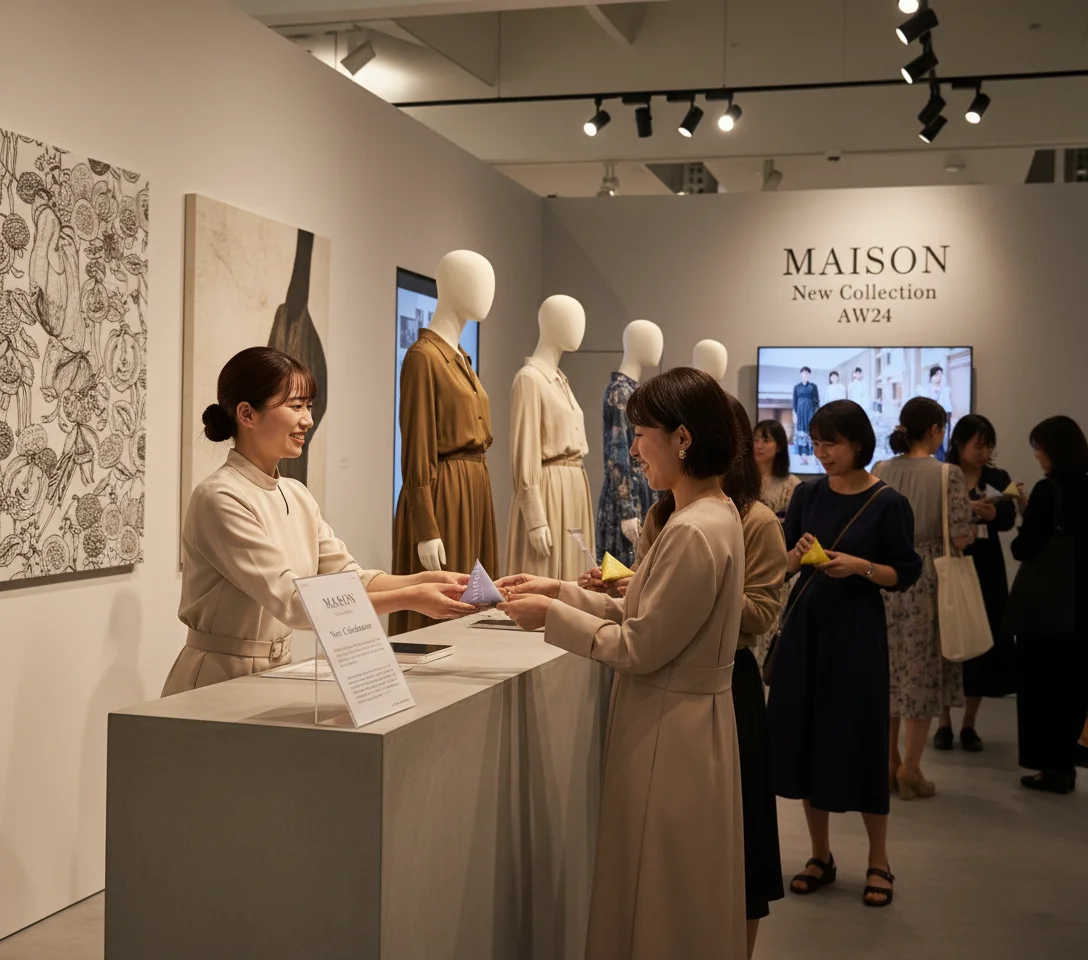ファッション 展示会 ブランド ノベルティ