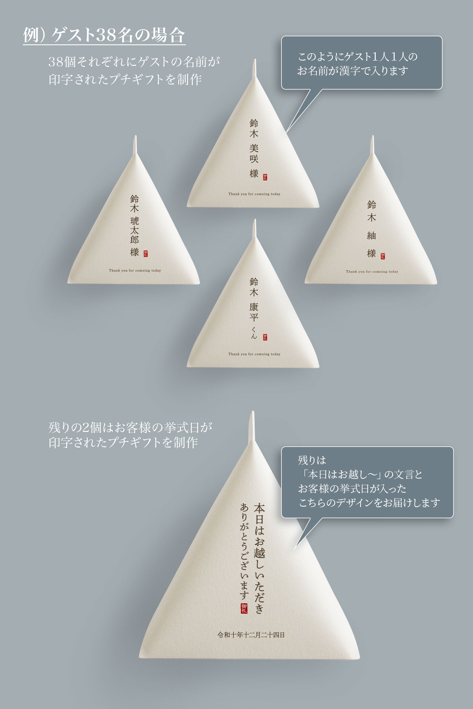手のひらサイズの伝書鳩　プチギフト画像