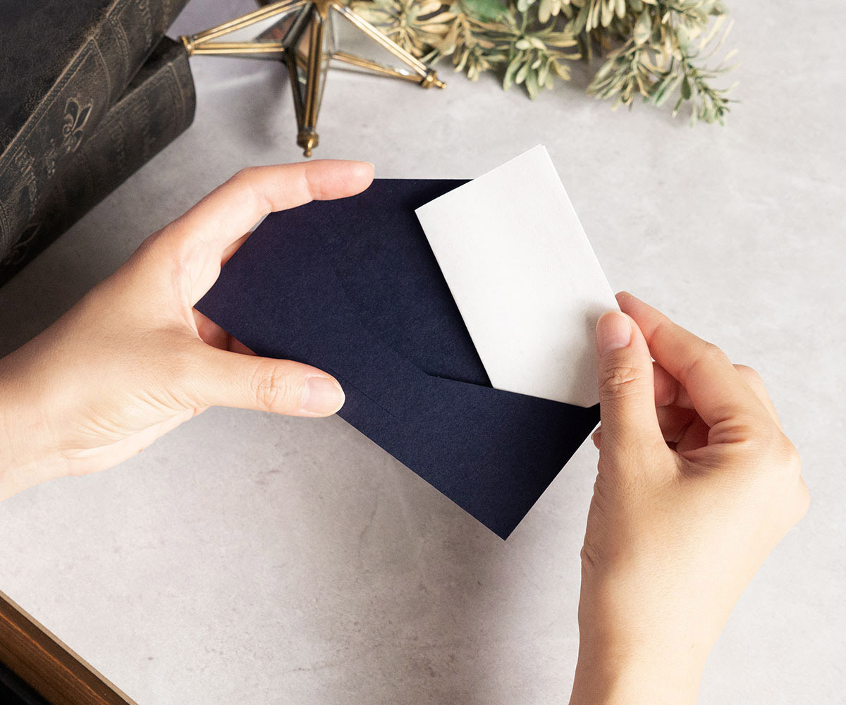 封筒席札のつくり方 – 結婚式から店舗イベントまで！おしゃれな素材や 