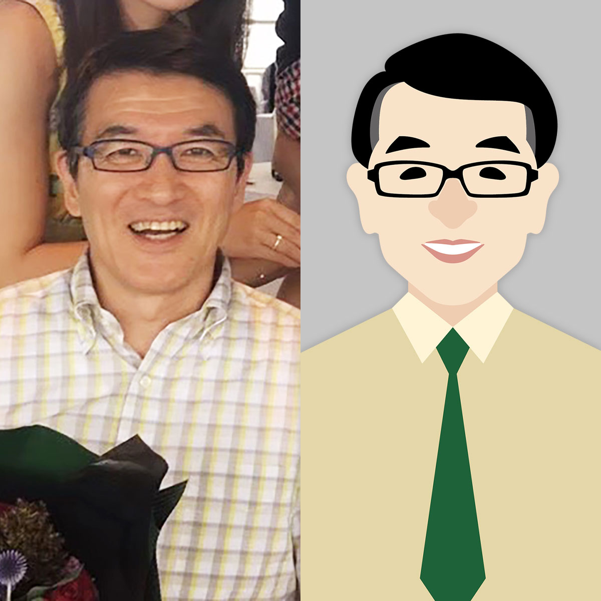 父の日 父の似顔絵柄の包装紙作ってラッピングしてみた おしゃれ 結婚式から店舗イベントまで おしゃれな素材やアイデア満載の手作り応援サイト 父の日 父の似顔絵柄の包装紙作ってラッピングしてみた おしゃれ 結婚式から店舗イベントまで おしゃれな素材やアイデア満載の手作り応援サイト
